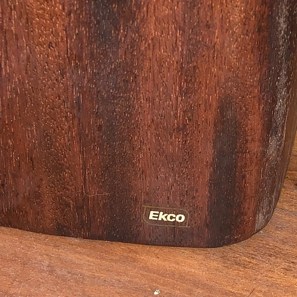 1960s Ekco Vanadium Dutch Tulip 6pc Knife Set W/Wood Wall Hanging USA Rare READ